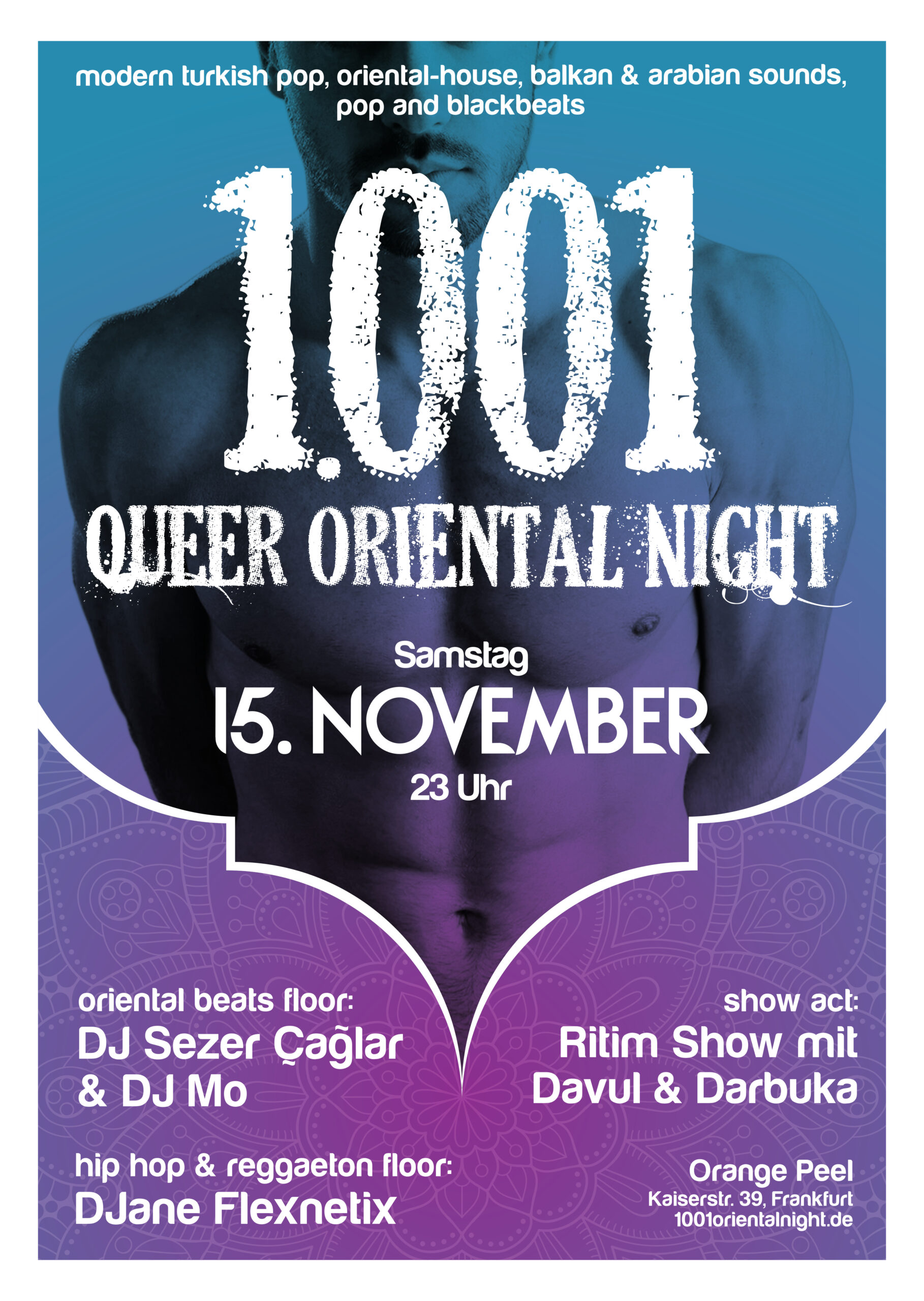 gay 1001 queer oriental party night gayparty hunk men homo homoriental Location frankfurt 069 Bahnhofsviertel K39