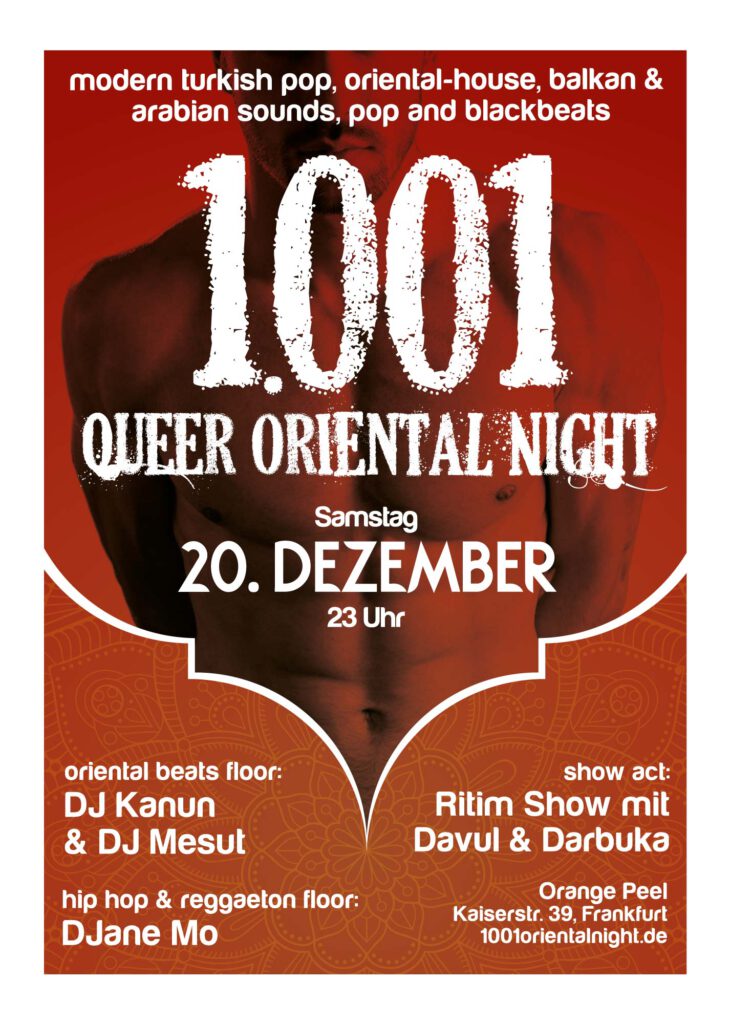 gay 1001 queer oriental party night gayparty hunk men homo homoriental Location frankfurt 069 Bahnhofsviertel K39