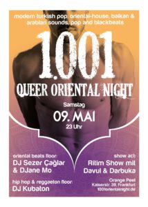 gay 1001 queer location oriental party night gayparty hunk men homo homoriental Location frankfurt 069 Bahnhofsviertel K39 orange peel